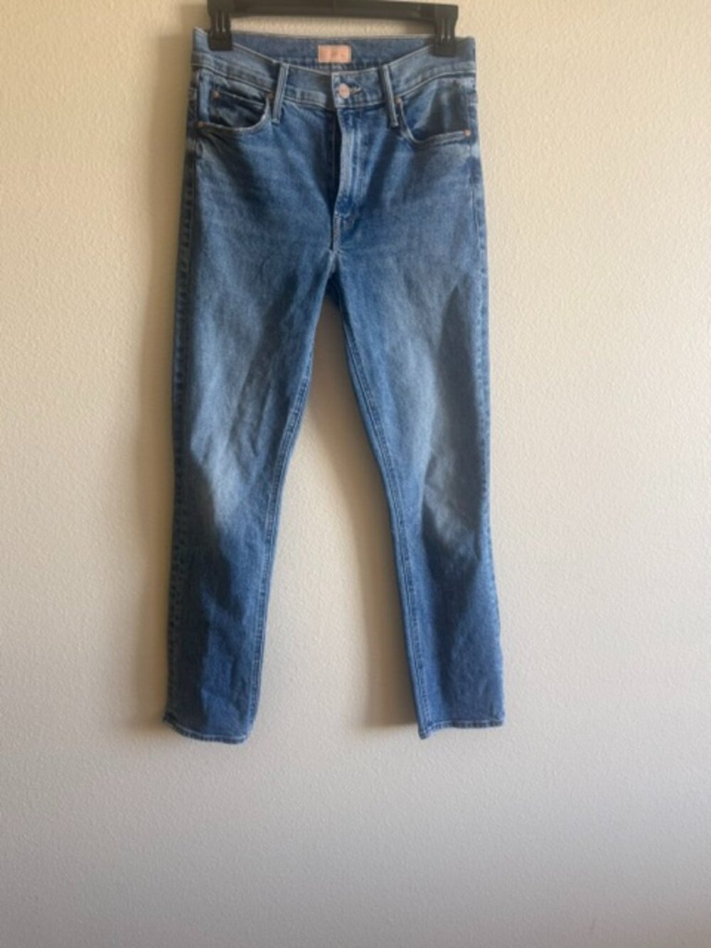 mother the mid rise dazzler ankle jeans